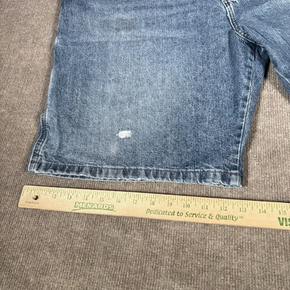 Wrangler Jean Shorts Mens 42 Relaxed Blue Denim Carpenter‎ Baggy Skater Workwear